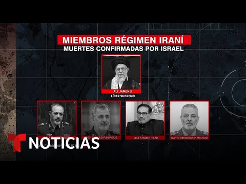 Estos son los líderes iraníes eliminados por el ataque de EE.UU. e Israel | Noticias Telemundo