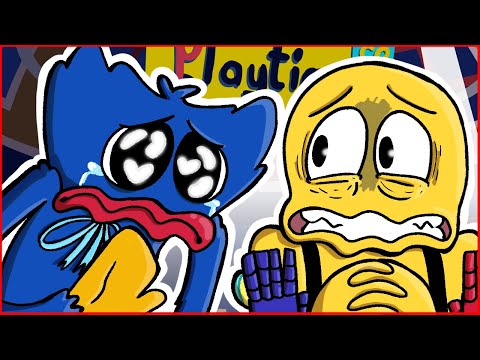 HUGGY WUGGY IS SAD WITH PLAYER! Poppy Playtime Animation #10