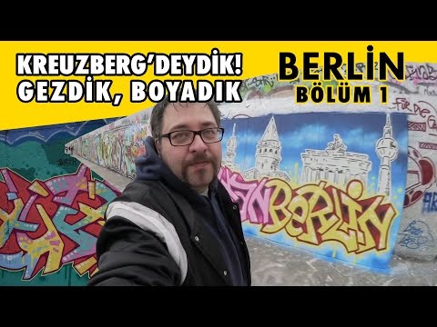 Turbo vlog #17 - Berlin'i gezdik! Graffiti yaptık! Inka ile boyadık! (1. bölüm)