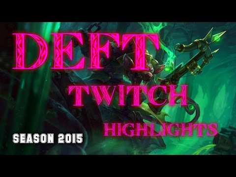 EDG Deft - Twitch vs Vayne - Highlights - Korean SoloQ - Season 2015 - League of Legends