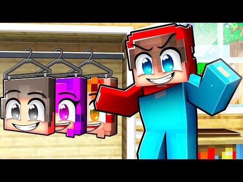 Wearing My Friends As CLOTHES in Minecraft!
