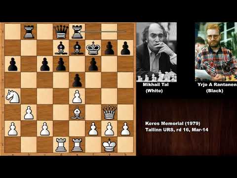 Mikhail Tal vs Yrjo A Rantanen - Tallinn (1979)
