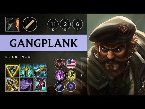 Gangplank Mid vs Viktor - NA Grandmaster Patch 25.08