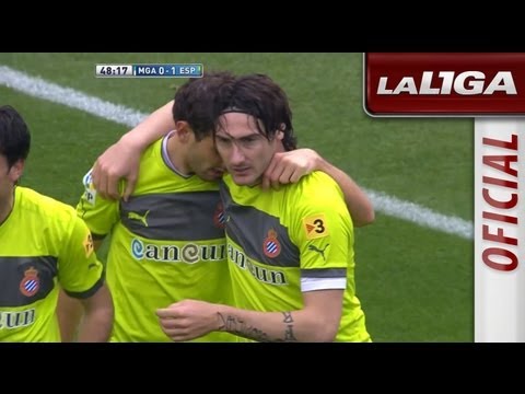 Gol de Colotto (0-1) en el Málaga CF - RCD Espanyol - HD