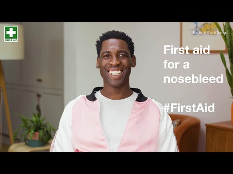 First aid for a nosebleed | First aid training online | British Red Cross