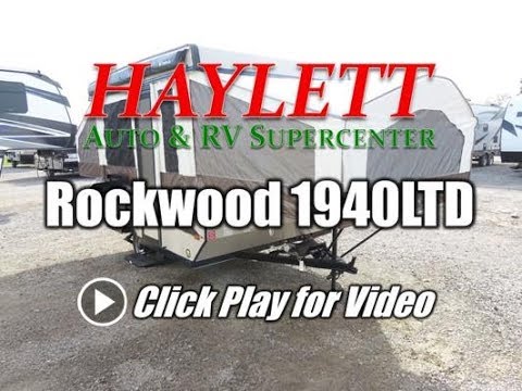 (Sold) 2018 Rockwood 1940LTD Freedom Series Popup Fold Down Tent Camper by Forest River RV