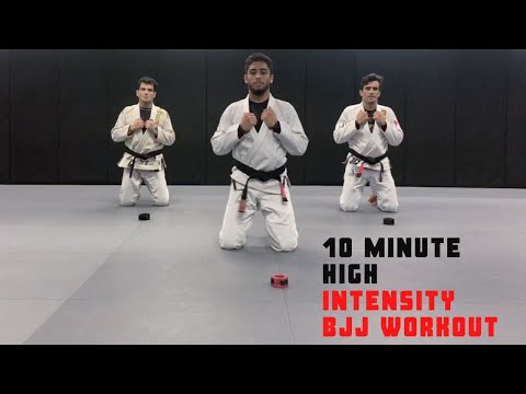 10 Minute HIIT Workout - CARDIO Workout // NO EQUIPMENT | Cobrinha BJJ