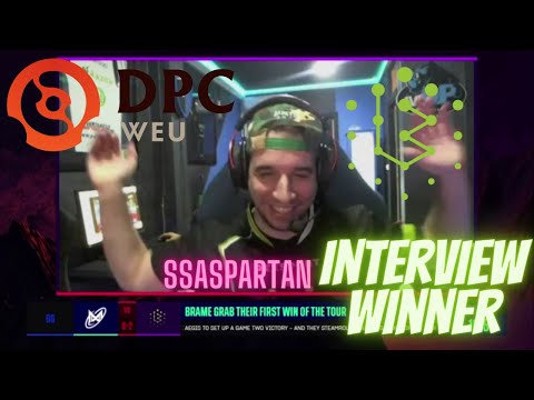 SSASPARTAN INTERVIEW WINNER AFTER - NIGMA GALAXY VS BRAME - DPC WEU 21/2022 Tour 2: Division I