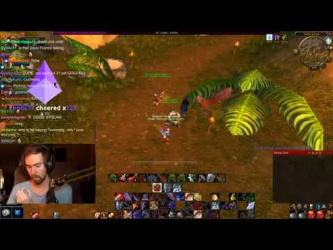 Asmongold Levels on the WoW Classic Beta With Mcconnell, Esfand, and Mitch Jones