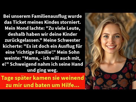 Bei unserem Familienausflug wurde das Ticket meines Kindes storniert. Mein Mond lachte: