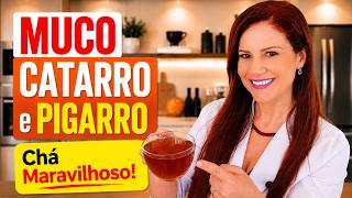 Receita de CHÁ para MUCO NA GARGANTA (Pigarro, Catarro, Secreção..) - Fácil! (Saiba como ajuda!)