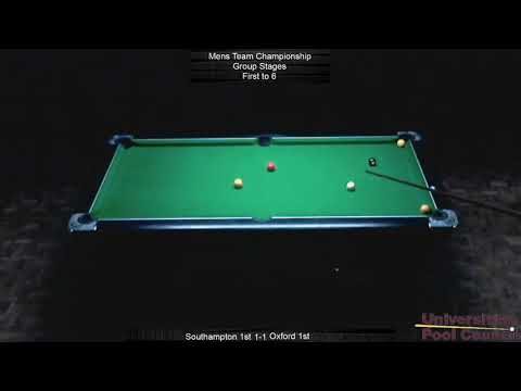 BUCS 8-Ball 19/20: Men's Team Championship/Trophy - Southampton 1 vs Oxford 1