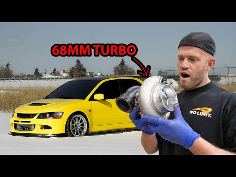 INSTALLING A MASSIVE TURBO ON MY EVO! *900WHP?!*