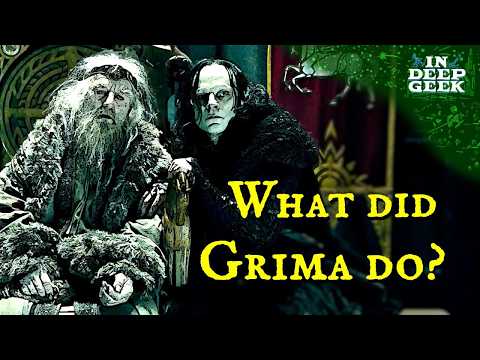 What exactly did Grima to to Theoden?