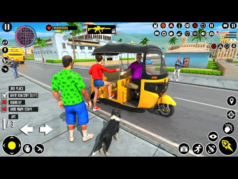 Modern Tuk Tuk Rickshaw Driving - City Auto Driver Simulator - Android GamePlay
