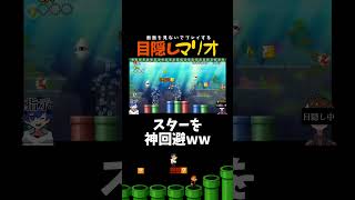 【目隠しマリオ】スターを神回避しろｗｗｗｗ