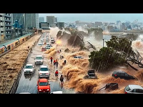 UK chaos today..!! Monmouth in South Wales was destroyed by flood