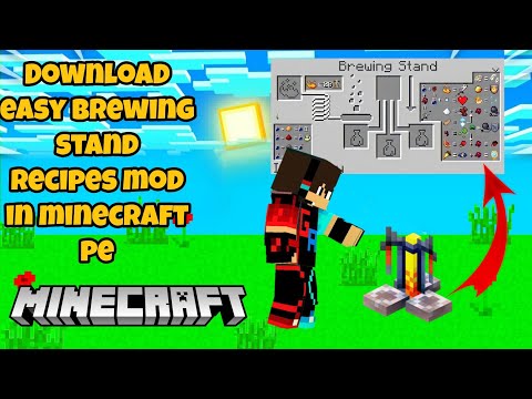 GAMERZKONG - How to download brewing stand recipes mod in minecraft pe | hindi