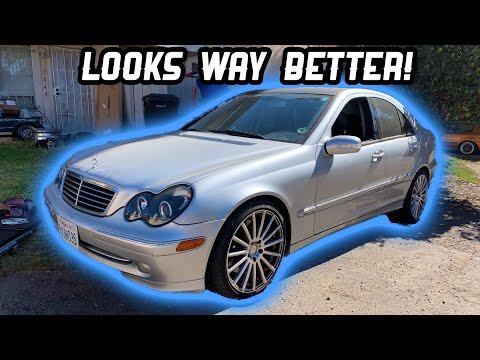 Replacing Fender On 2004 Mercedes C230 Kompressor (W203)