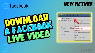 How to download a facebook live video on PC/Laptop 2024