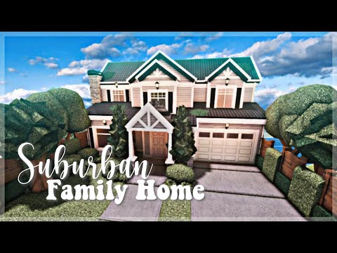 Roblox Bloxburg - Suburban Family Exterior House - Minami Oroi