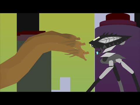 King Ghidorah (2019) vs Tripod (War of the Worlds 2005) Preview| Sticknodes Animation!