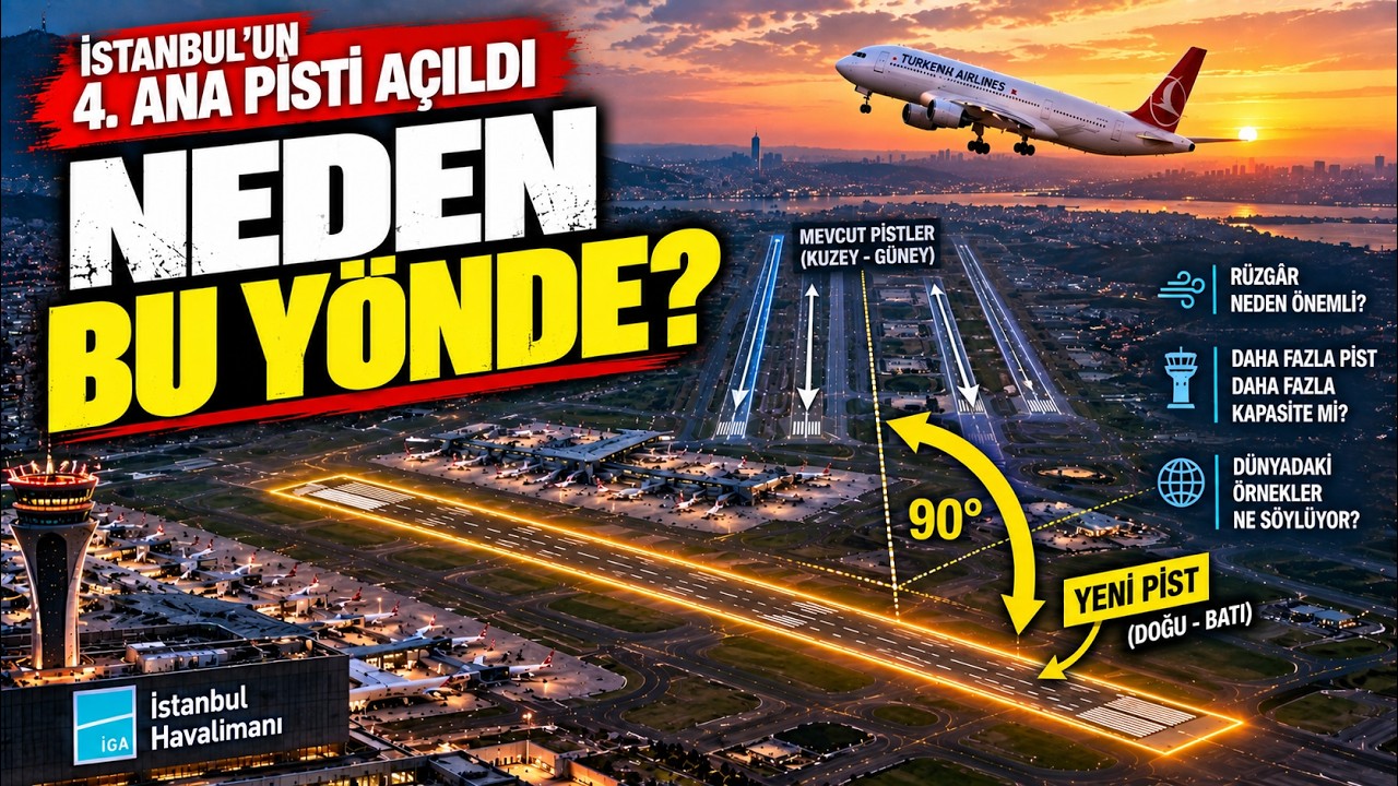 HAVALİMANLARININ KAÇ PİSTE İHTİYACI VAR? İSTANBUL'UN YENİ PİSTİ NEDEN ÖNEMLİ?