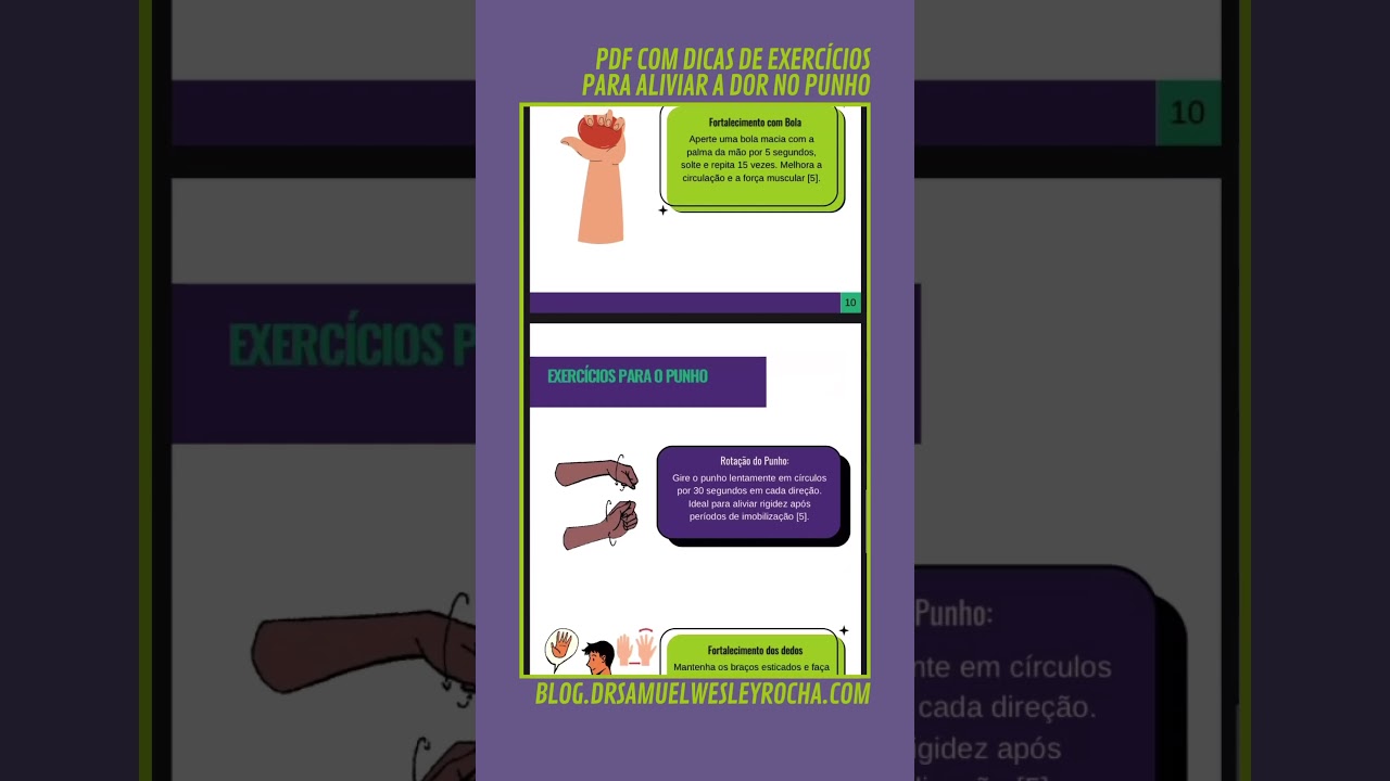 PDF com exercícios para o punho