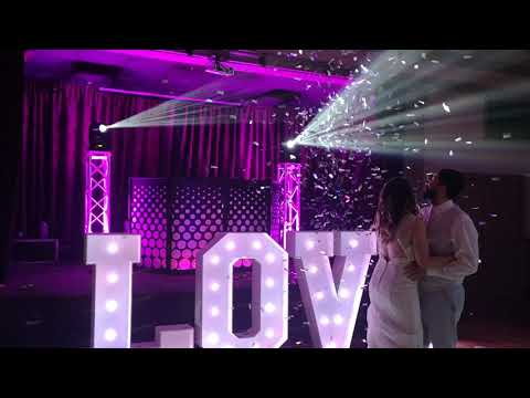 The UKDJ Ltd Confetti cannon first dance