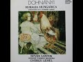 Ernő Dohnányi : Ruralia hungarica for orchestra Op. 32b (1923 orch. 1924)