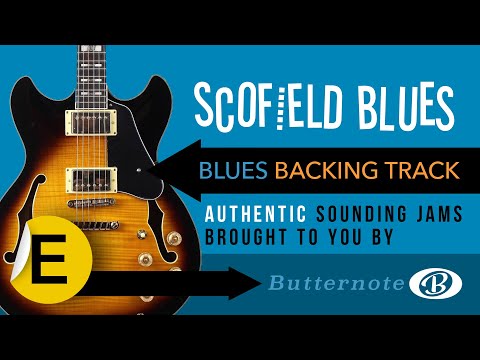 Sco-groove backing track in E | funky blues in the style of John Scofield