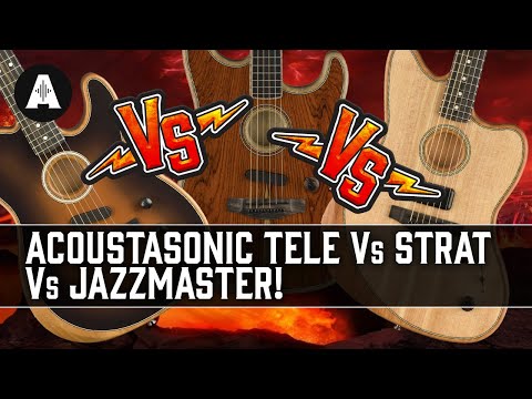 Which Fender Acoustasonic Is Best? - Tele Vs Strat Vs Jazzmaster Shootout!
