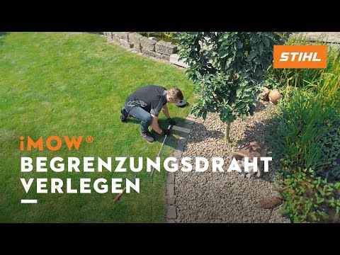 iMOW® Mähroboter: Begrenzungsdraht verlegen (4/8)