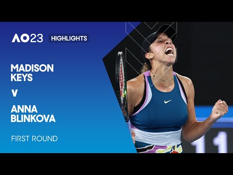 Madison Keys v Anna Blinkova Highlights | Australian Open 2023 First Round
