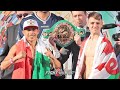 JULIO CESAR MARTINEZ VS. JAY HARRIS - FULL WEIGH IN & FACE OFF VIDEO | MARTINEZ VS HARRIS
