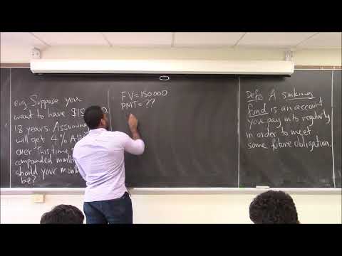 Math 1108-R08 Lecture 2 - Present Value of Annuities and examples; Amortization