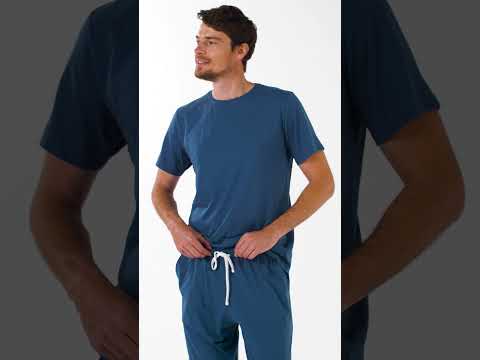 Pijama masculino turquesa