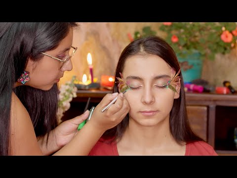 Maria Elisa's whispering ASMR fairly makeup for affirmation & self care