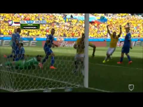 Teó Gutiérrez Goal | Colombia vs Greece World Cup 2014 Brazil