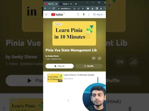 Learn Pinia in 10 Minutes Hindi