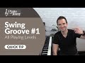 Swing like the pros!  Swing Groove #1 Piano Lesson by Jonny May (All Playing Levels)