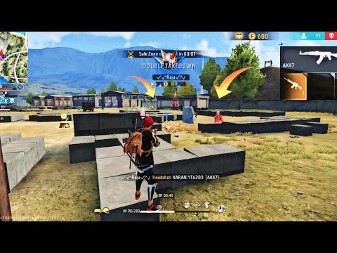 😭 AK47. !!  HP 215 😈🔥 !! impossible 😈    😈 HP 200😈 !!