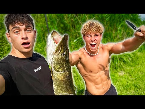 Angel-Anfänger fängt ERSTEN Hecht 😮