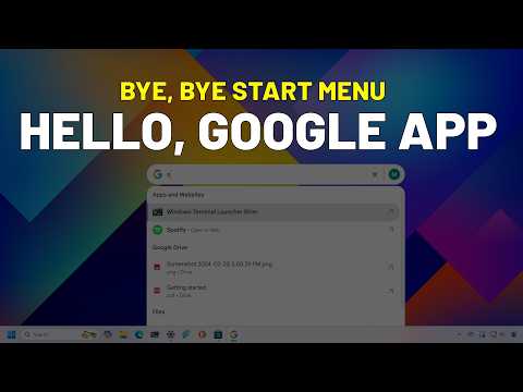 Google app for Windows 11 challenges PowerToys Command Palette launcher (First Look)