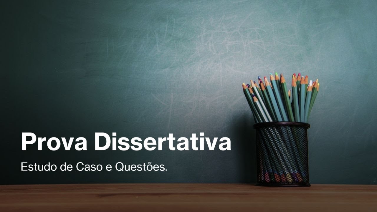 Estudo de Caso e Questões Discursivas. Vunesp