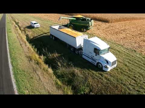 Harvesting a Nice Corn Load - John Deere 9770 STS #harvestchaser 4K