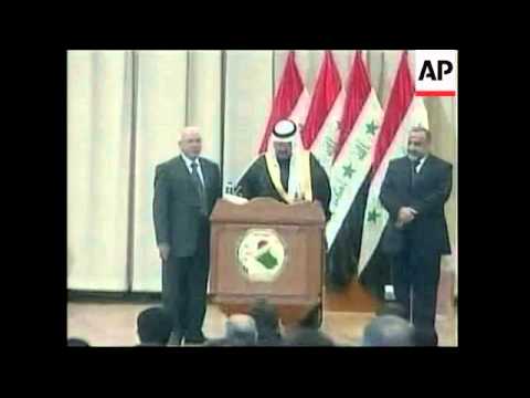 Ceremony to inaugurate Talabani as Iraqi president