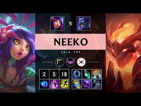 Neeko Top vs Shen - KR Master Patch 25.16