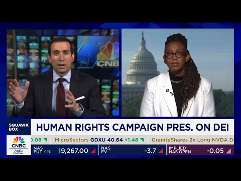 HRC President Kelley Robinson on CNBC Squawk Box to Discuss the Business Case for Inclusion