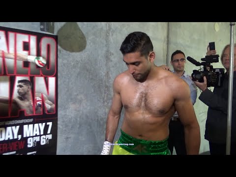 AMIR KHAN KILLS SPEED BAG!!! HAS HUGE BULGING ARMS AT 155LBS! - EsNews Boxing